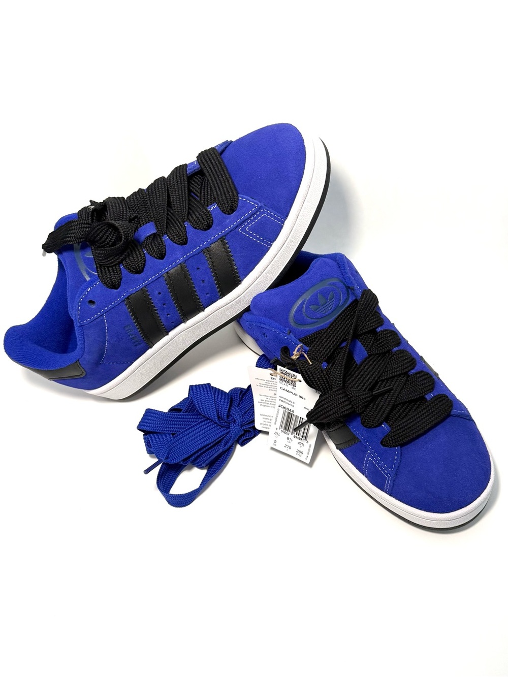 Adidas Campus 00 - Men’s 9 (Women’s 10)- Brand New - Lucid Blue + extra laces